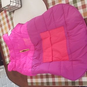 Extra extra large pet jacket pink and purple